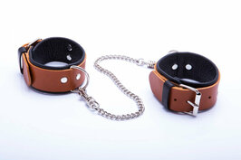 Soft Anklecuffs For Her Cognac 